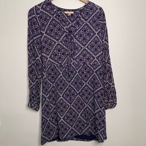 Skies Are Blue Blue Long Sleeve Dress Sz XS